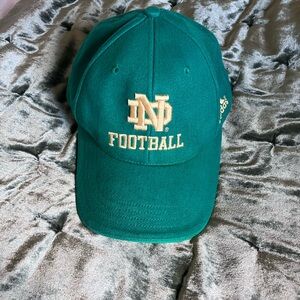 Adidas Green Football Cap with Gold Embroidery